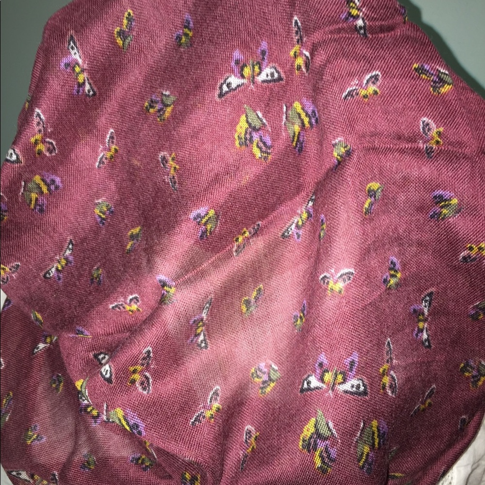 Maroon Infinity Scarf - Picture 2 of 2